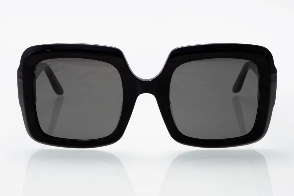 Dilos Acetate Oversize Squared Black 0