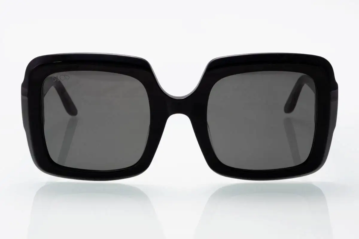 Dilos Acetate Oversize Squared Black 0