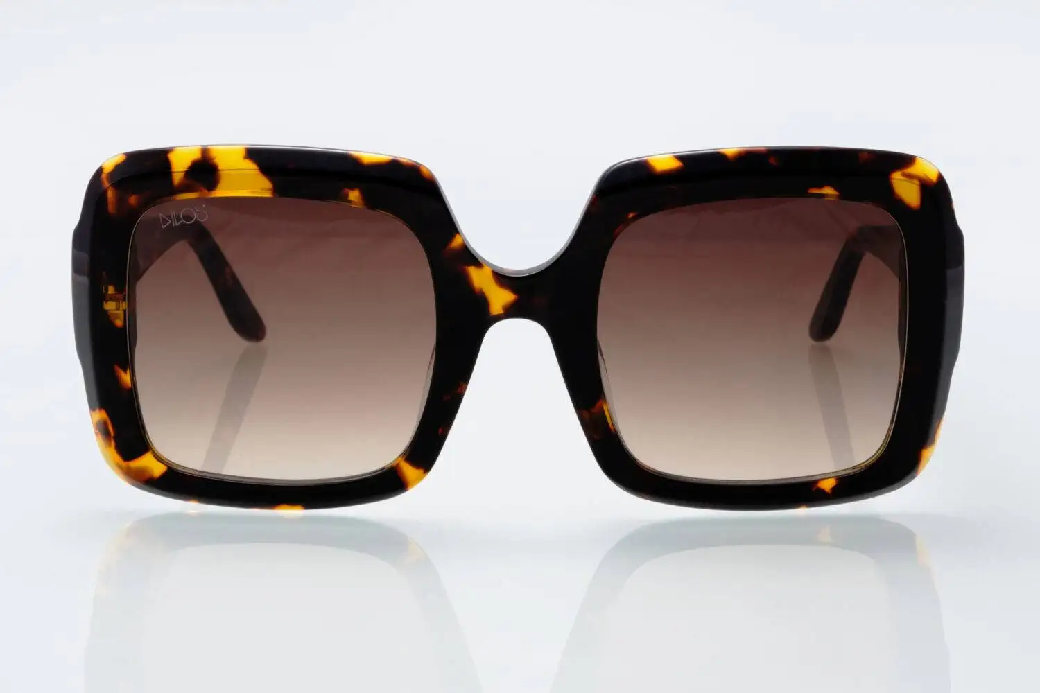 Dilos Acetate Oversize Squared Brown 0 scaled