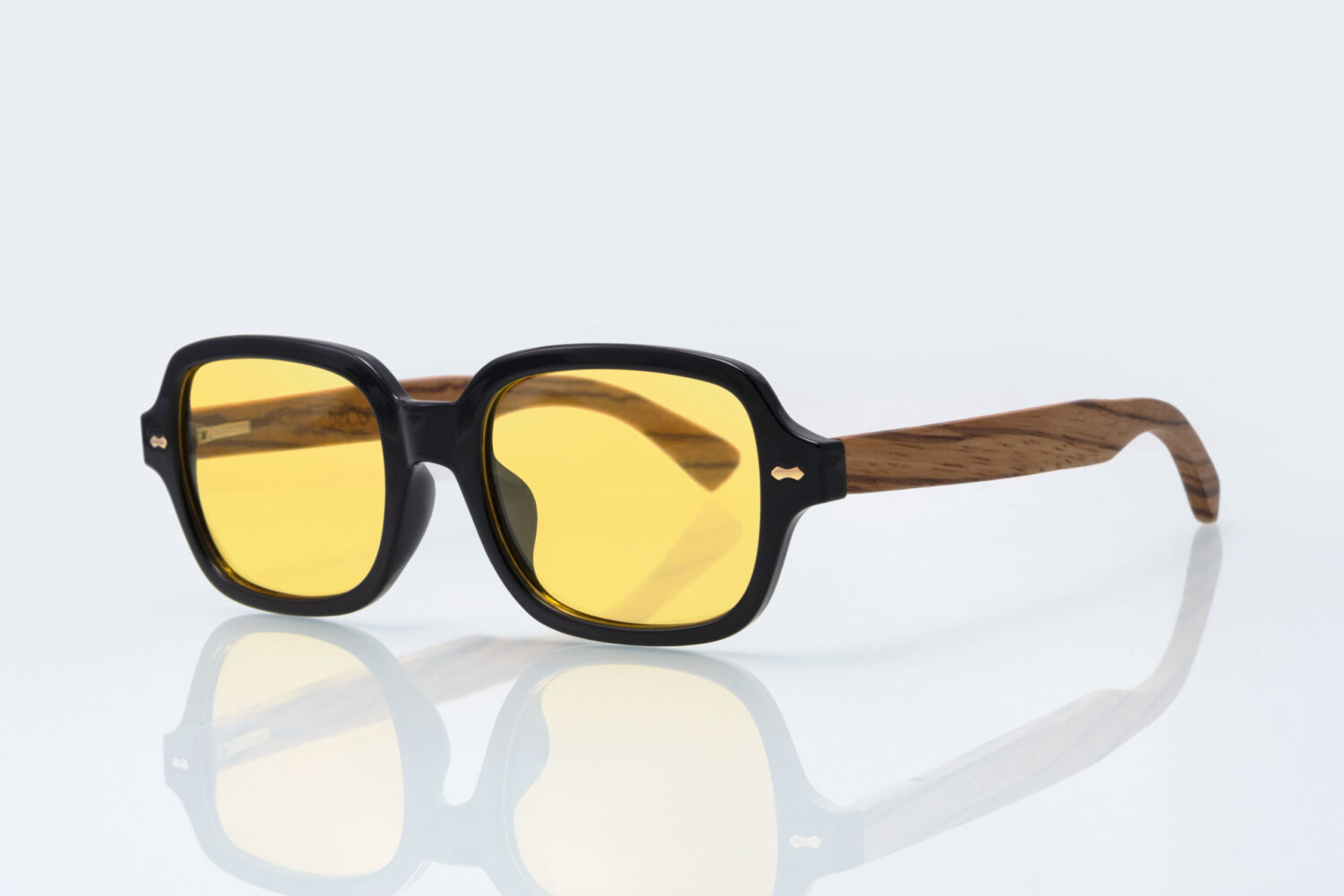 Wooden Rectangular Yellow